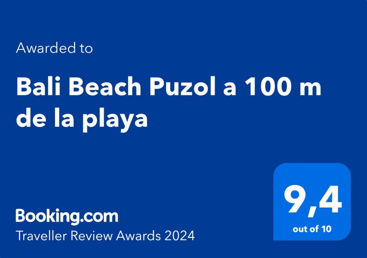 Bali Beach Puzol Relax Cerca De Valencia A 100 M De La Playa Con Ac Extérieur photo
